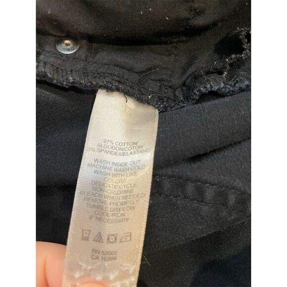 DKNY Jeans Women's Black Culotte Capris Size 14 Casual Wear - Picture 8 of 8